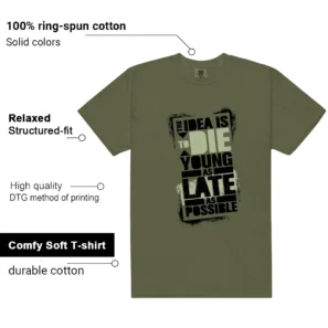 NB 9060 Dark Olivine Green Die Young Matching Tees features