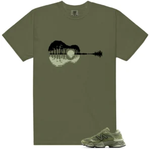 NB 9060 Dark Olivine Green Guitar Matching Tees