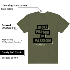 NB 9060 Dark Olivine Green Passion Kicks Graphic Shirt features