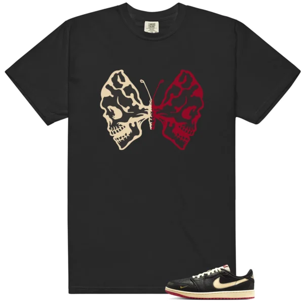 Nigel Sylvester Better With Time 1s Butterfly Skulls Matching Tees