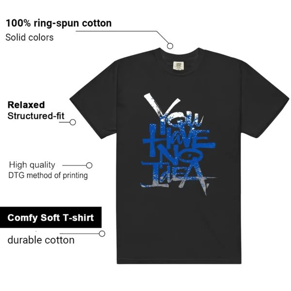 No Idea Shirt to match Air Max 95 Blue Spark features