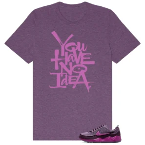 No Idea Shirt to match Air Zoom Spiridon Hot Fuchsia