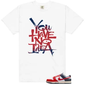 No Idea Shirt to match Dunk Boston Red Sox