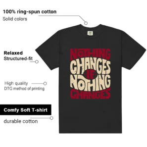 Nothing Changes Shirt to match Nigel Sylvester Better With Time 1s features
