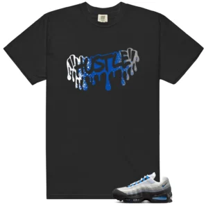 Shirt To Match Air Max 95 Blue Spark Hustle Drip Graphic