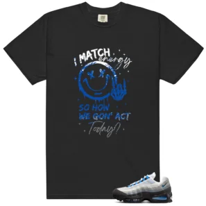 Shirt To Match Air Max 95 Blue Spark Match Energy Graphic