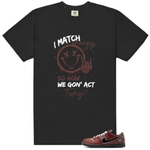 Shirt To Match Dunk Low x Limosine Skateboards Match Energy Graphic