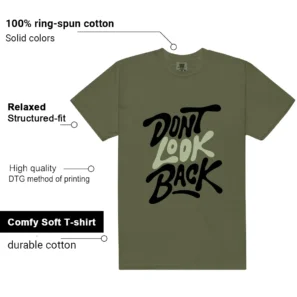 Shirt To Match NB 9060 Dark Olivine Green Dont Look Back Graphic features