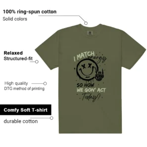 Shirt To Match NB 9060 Dark Olivine Green Match Energy Graphic features