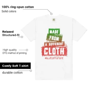 El Vuelo 3s Built Different Matching Shirt features