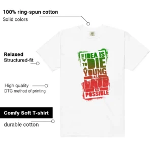 El Vuelo 3s Die Young Matching Tees features