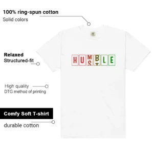 El Vuelo 3s Hustle Humble Match Shirt features