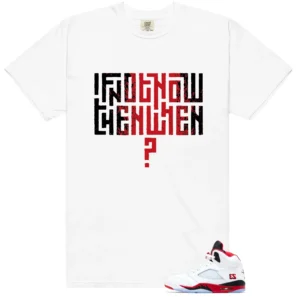 Fire Red Black Tongue Motivational Graphic Shirt