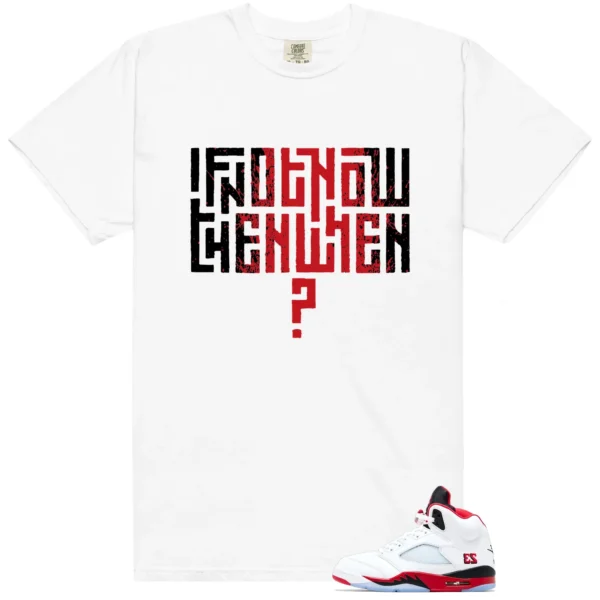 Fire Red Black Tongue Motivational Graphic Shirt