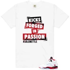 Fire Red Black Tongue Passion Kicks Graphic Shirt