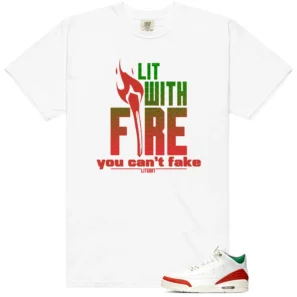 LIT WITH FIRE Shirt to match El Vuelo 3s