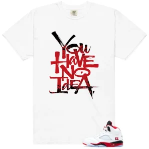 No Idea Shirt to match Fire Red Black Tongue