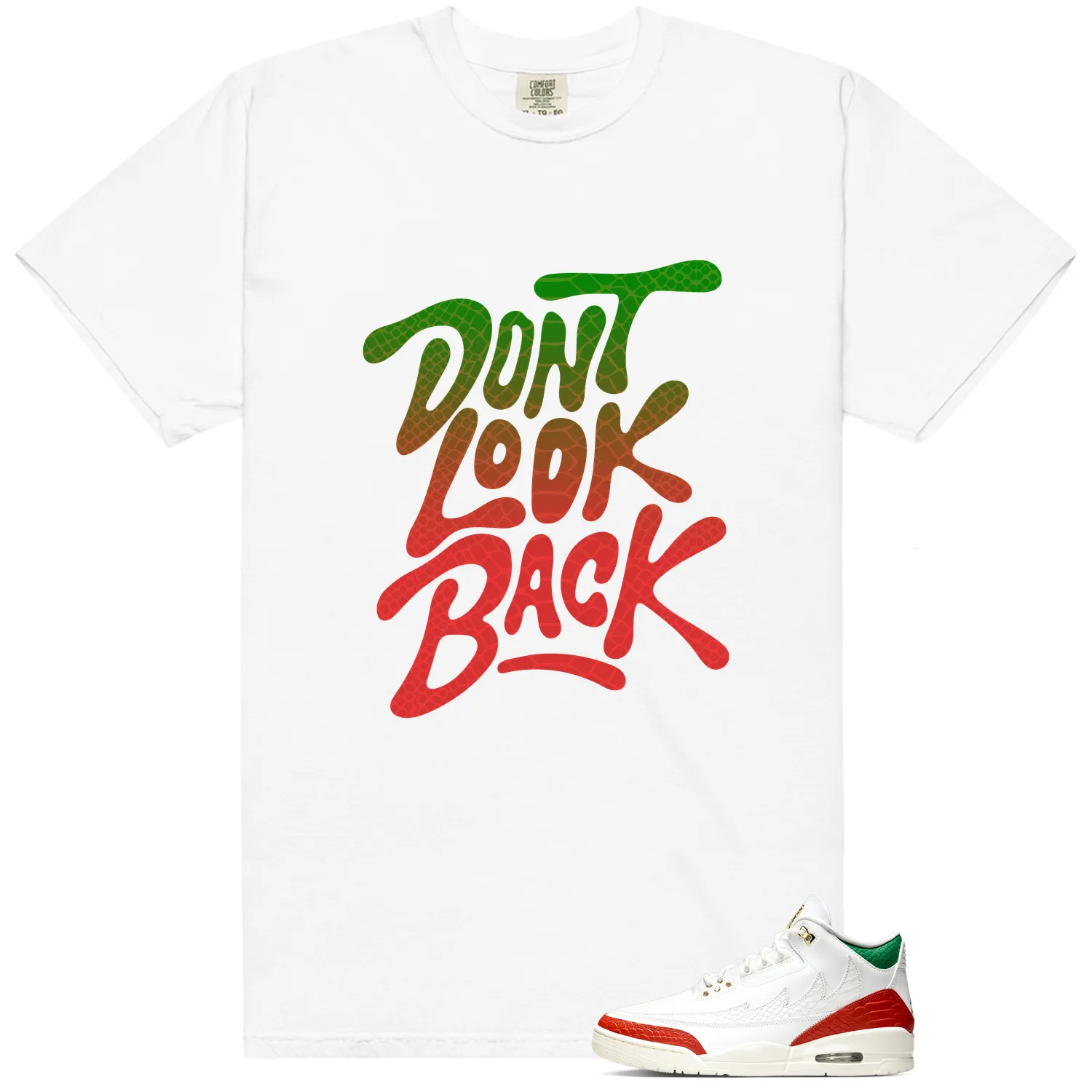Shirt To Match El Vuelo 3s Dont Look Back Graphic