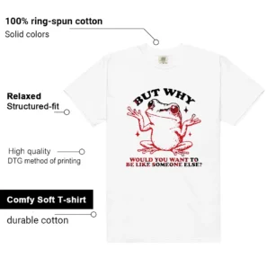 Shirt To Match Fire Red Black Tongue But Why Graphic features