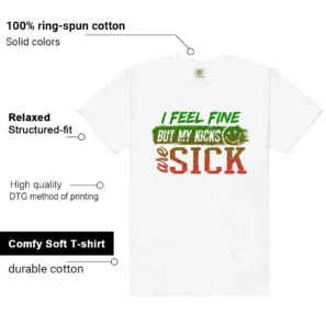 Sick Kicks Shirt to match El Vuelo 3s features