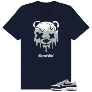 86 OG Golf Obsidian Drippy Bear Graphic Shirt