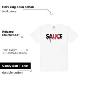 Air Jordan 1 Low OG 'Chicago' - 2025 Sauce Matching Shirt features