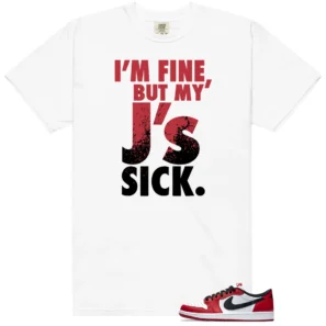 Air Jordan 1 Low OG 'Chicago' - 2025 Sick J's Matching Tees