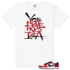 No Idea Shirt to match Air Jordan 1 Low OG 'Chicago' - 2025