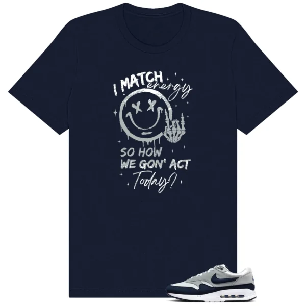 Shirt To Match 86 OG Golf Obsidian Match Energy Graphic