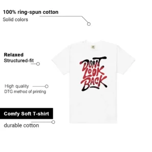 Shirt To Match Air Jordan 1 Low OG 'Chicago' - 2025 Dont Look Back Graphic features