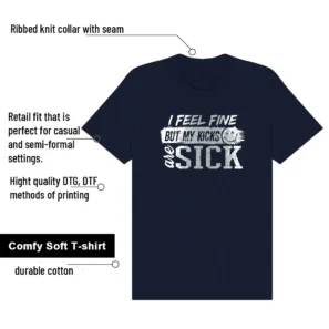 Sick Kicks Shirt to match 86 OG Golf Obsidian features