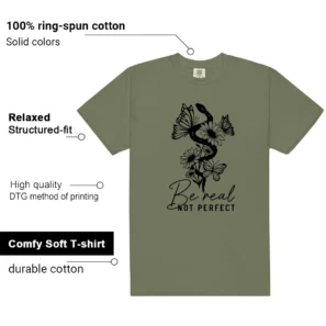 Be Real Shirt to Match New Balance 9060 V1 Dark Olivine features