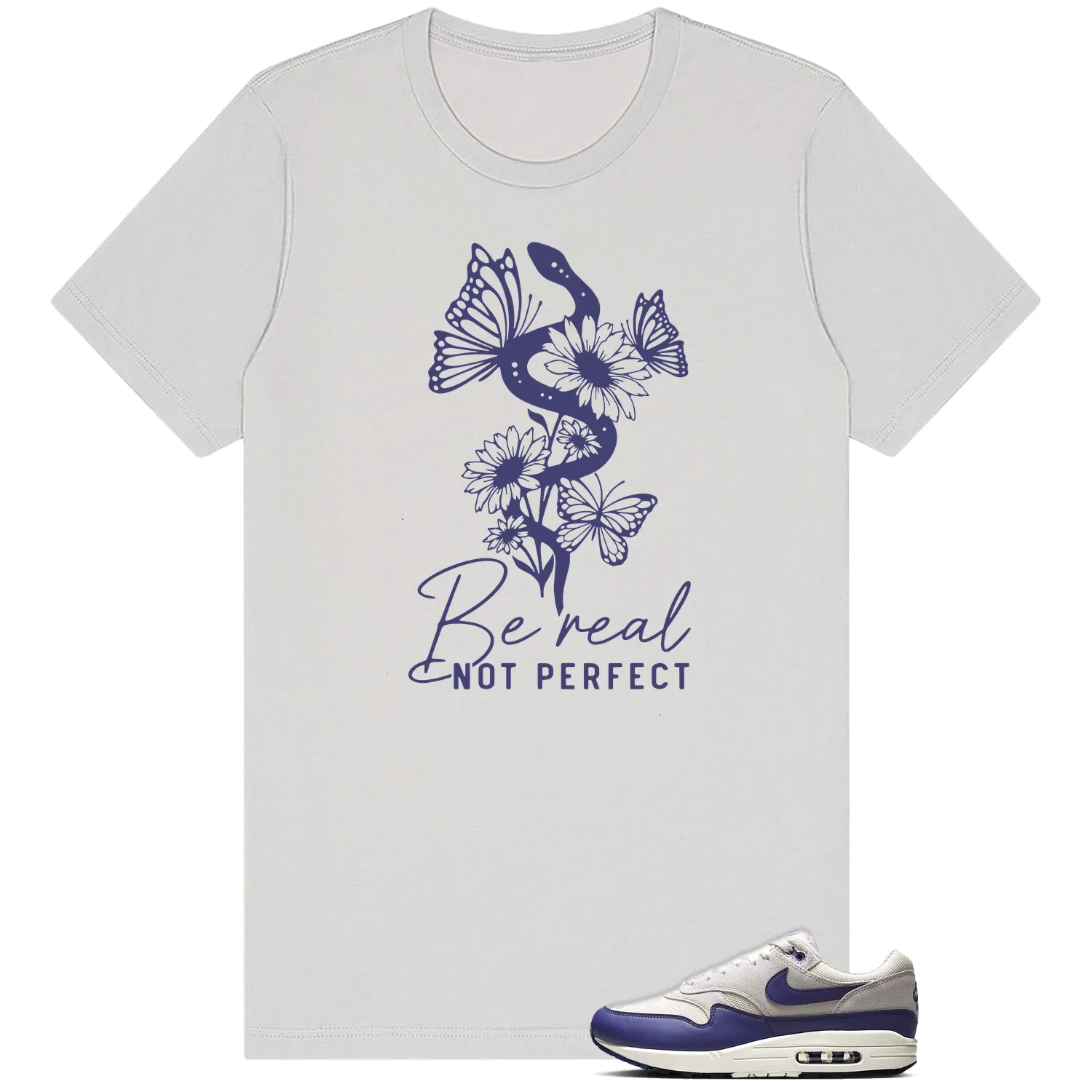 Be Real Shirt to Match Nike Air Max 1 Essential Sanded Purple