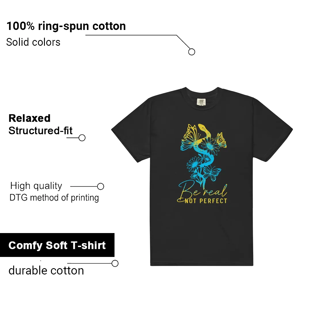 Be Real Tee - Compatible with Shirts to Match Air Jordan 11 Retro 'Gamma Blue' 2025 features