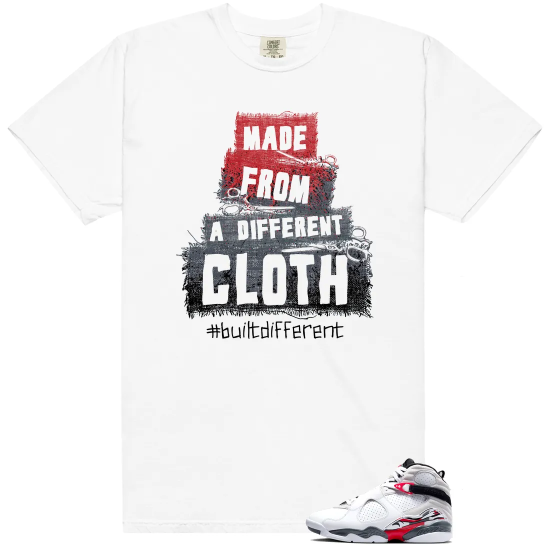 Built Different T-Shirt - Fits Air Jordan 8 Retro Bugs Bunny