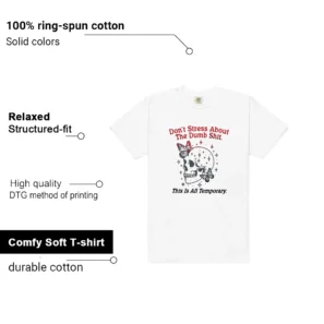 Don't Stress T-Shirt - Fits Air Jordan 8 Retro Bugs Bunny features