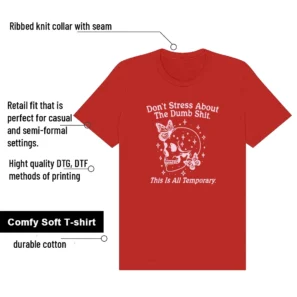 Don't Stress T-Shirt - Fits Nike Dunk Low GS Valentines Day Be Me features