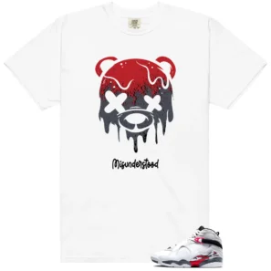 Drippy Bear Tee to Match Air Jordan 8 Retro Bugs Bunny
