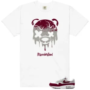 Drippy Bear Tee to Match Nike Air Max 1 87 Stranger Things Steve Harrington