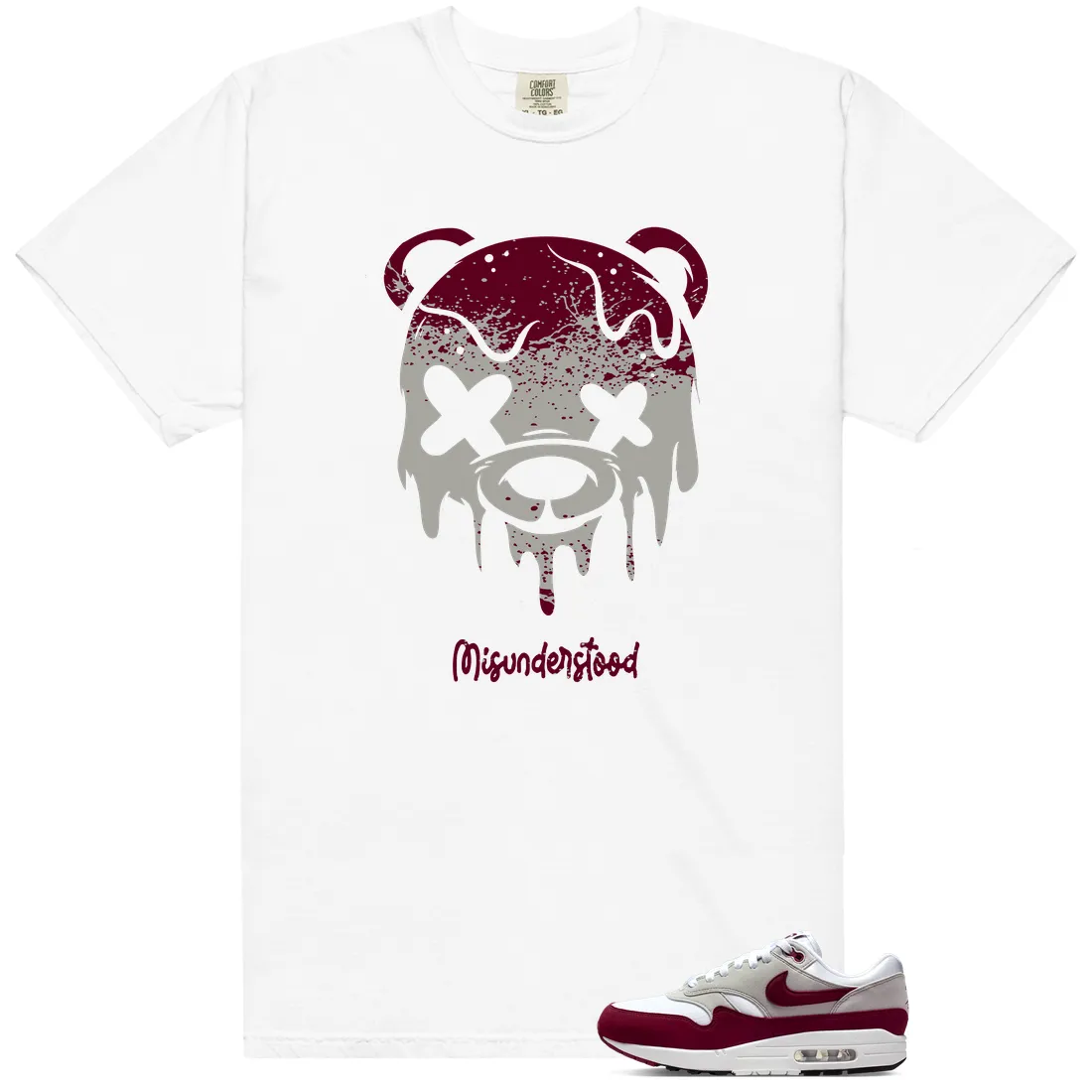 Drippy Bear Tee to Match Nike Air Max 1 87 Stranger Things Steve Harrington