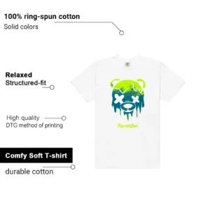 Drippy Bear Tee to Match Nike Air Max 90 Golf Bright Spruce Volt features