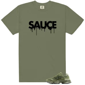 Matching Shirt for New Balance 9060 V1 Dark Olivine - Sauce