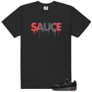 Matching Shirt for Nike Air Max 1 Bred - Sauce