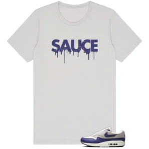 Matching Shirt for Nike Air Max 1 Essential Sanded Purple - Sauce