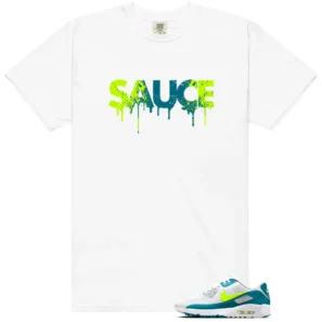 Matching Shirt for Nike Air Max 90 Golf Bright Spruce Volt - Sauce