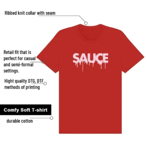 Matching Shirt for Nike Dunk Low GS Valentines Day Be Me - Sauce features