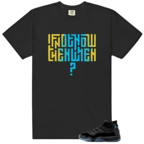 Motivational Matching Tee for Shirts to Match Air Jordan 11 Retro 'Gamma Blue' 2025