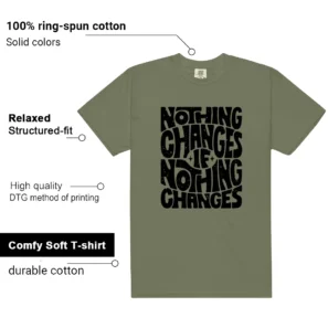 New Balance 9060 V1 Dark Olivine Matching Shirt - Nothing Changes features