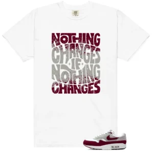 Nike Air Max 1 87 Stranger Things Steve Harrington Matching Shirt - Nothing Changes