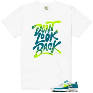 Nike Air Max 90 Golf Bright Spruce Volt Matching Shirt - Dont Look Back